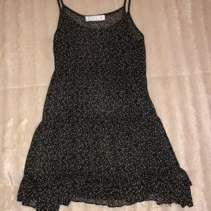 Spaghetti strap see through dress